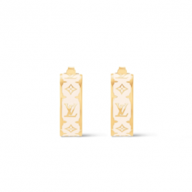 [LOUIS VUITTON-루이비통] 나노그램 에나멜 귀걸이