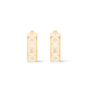 [LOUIS VUITTON-루이비통] 나노그램 에나멜 귀걸이