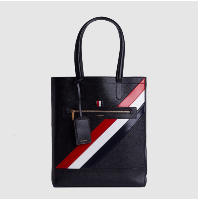 [THOM BROWNE-톰브라운]  페블 토트백