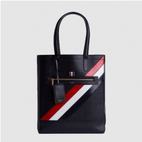 [THOM BROWNE-톰브라운]  페블 토트백