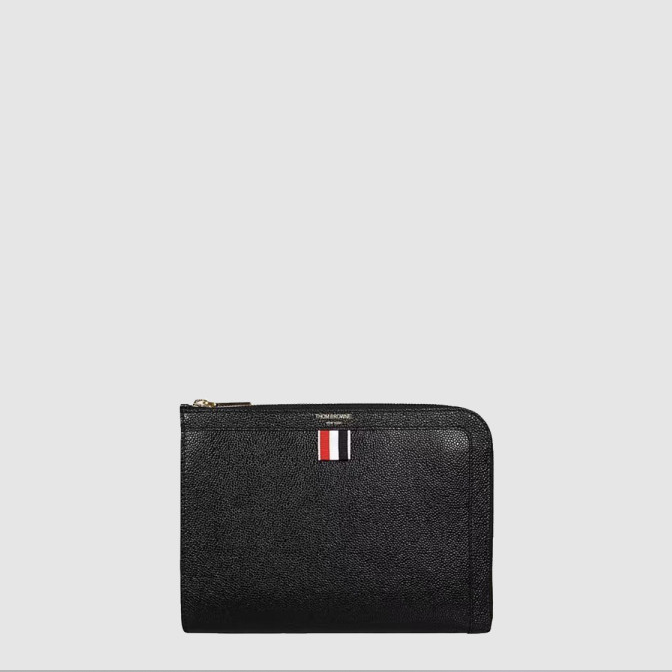 [THOM BROWNE-톰브라운]   페블 그레인 미니 클러치백