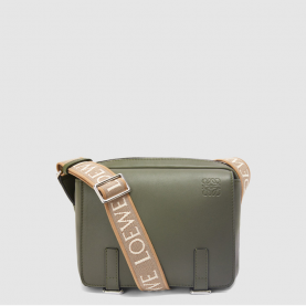 [LOEWE-로에베]  XS 밀리터리 메신저 백 - 스무스 카프스킨 & 자카드
