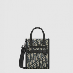 [CHRISTIAN DIOR-디올]  사파리 노스사우스 미니 토트백