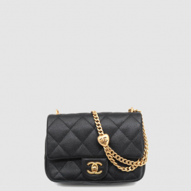 [CHANEL-샤넬] 클래식 미니 하트 골드볼