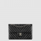 [CHANEL-샤넬]  클래식 쉐브론  램스킨 미디움
