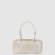 [MIUMIU-미우미우] 보가죽 패치워크 탑핸들백  스몰