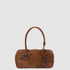 [MIUMIU-미우미우] 보가죽 패치워크 탑핸들백  스몰