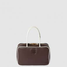 [MIUMIU-미우미우] 보 가죽 탑핸들백 라지