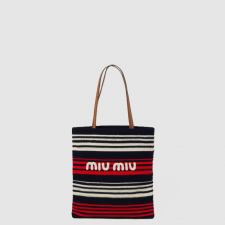 [MIUMIU-미우미우] 크로셰 토트백