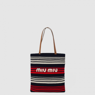 [MIUMIU-미우미우] 크로셰 토트백