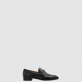 [GUCCI-구찌] 인터로킹 레더 로퍼 740434