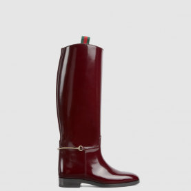 [GUCCI-구찌] 홀스빗 레더 하이 부츠 805312