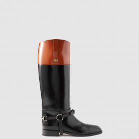 [GUCCI-구찌] 홀스빗 레더 하이 부츠 675655