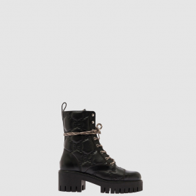 [GUCCI-구찌] 퀼팅 가죽 레이스업 부츠 742794