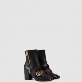 [GUCCI-구찌] 미드힐 앵클 부츠 432063