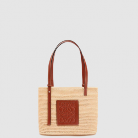 [LOEWE-로에베]  라피아 스퀘어 바스켓백 스몰