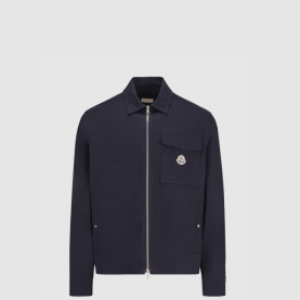 [MONCLER-몽클레어] 코튼 개버딘 집업 셔츠 재킷