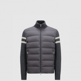 [MONCLER-몽클레어] 패딩 울 집업 가디건