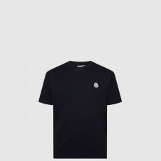 [MONCLER-몽클레어] 로고 패치 코튼 티셔츠
