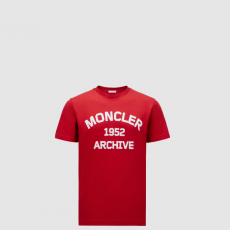 [MONCLER-몽클레어] 플로드 로고 코튼 티셔츠