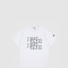 [MONCLER-몽클레어] 로고 패치 코튼 티셔츠