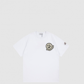 [MONCLER-몽클레어] 만화 로고 코튼 티셔츠