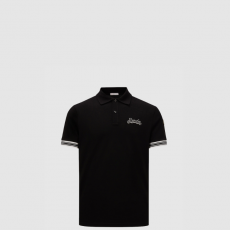 [MONCLER-몽클레어] 로고 자수 코튼 폴로 셔츠