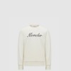 [MONCLER-몽클레어] 자수 로고 코튼 스웨트셔츠