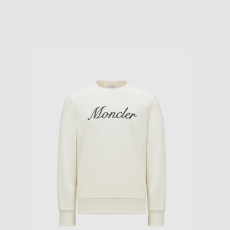 [MONCLER-몽클레어] 자수 로고 코튼 스웨트셔츠
