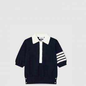 [THOM BROWNE-톰브라운] 로고 프린트 반팔