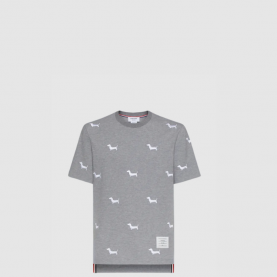 [THOM BROWNE-톰브라운]클래식 피케 헥터 숏슬리브 티셔츠
