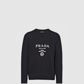 [PRADA-프라다] 울 및 캐시미어 크루넥 스웨터
