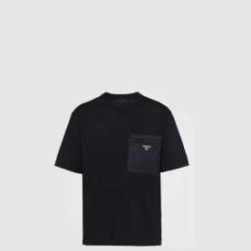 [PRADA-프라다] 리나일론 및 저지 티셔츠