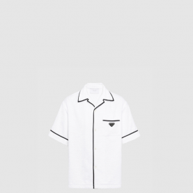 [PRADA-프라다] 코튼 볼링 셔츠