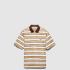 [PRADA-프라다]스트라이프 폴로 카라 코튼 티셔츠