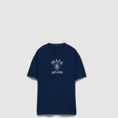 [PRADA-프라다] 로고 캐시미어 티셔츠