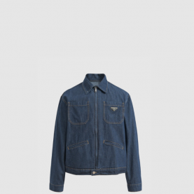 [PRADA-프라다] 라이트 데님 지퍼 재킷