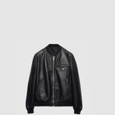 [PRADA-프라다] 나파 가죽 바머 재킷