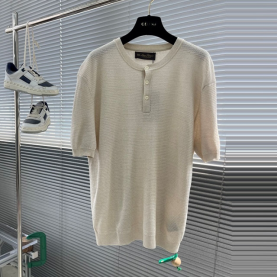 [LORO PIANA-로로피아나]니트 라운드 반팔