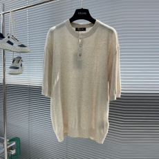 [LORO PIANA-로로피아나]  라운드 니트 반팔