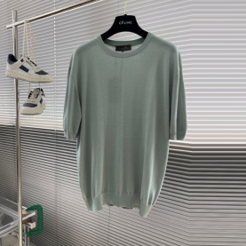 [LORO PIANA-로로피아나]라운드 니트 반팔