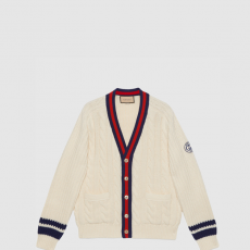 [GUCCI-구찌] 케이블 울 니트 가디건