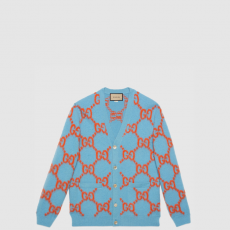 [GUCCI-구찌] GG 인타르시아 울 가디건