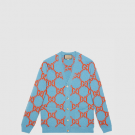 [GUCCI-구찌] GG 인타르시아 울 가디건