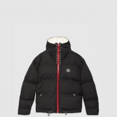 [GUCCI-구찌] GG 코튼 캔버스 푸퍼 재킷