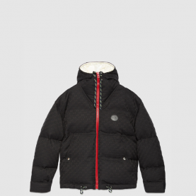 [GUCCI-구찌] GG 코튼 캔버스 푸퍼 재킷