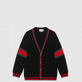 [GUCCI-구찌] 오버사이즈 케이블 니트 가디건