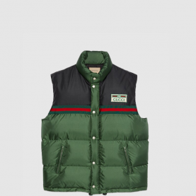 [GUCCI-구찌] 나일론 새틴 패딩 베스트