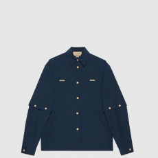 [GUCCI-구찌] 자수 코튼 나일론 셔츠