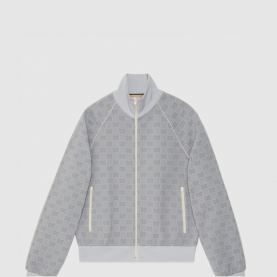 [GUCCI-구찌] 나일론 자카드 집업 자켓 라이트